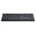 Front view of the Redragon BK-8345 Keyboard with Bangla showing its full-size black layout and wired USB design.