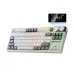 TKL Royal Kludge RK S85 mechanical keyboard with an LCD smart screen and multi-function knob.