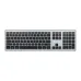 Top view of Verbatim Wireless Silent Keyboard Mouse Combo showing full-size layout with numeric pad and light frame.