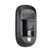 Bottom view of the mouse from the Verbatim Wireless Silent Keyboard Mouse Combo #66751 showing its battery slot and USB receiver.