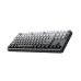 Angled top view of Zifriend G87 Pro RGB Mechanical Gaming Keyboard showing raised keys and full layout with number pad.