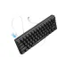 Top view of Zifriend H61K 60% Wired RGB Mechanical Keyboard with black keycaps, detachable cable, and keycap puller attached.