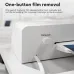 Close-up of Deli ET100 Laminating Machine’s release button for one-touch film removal and document protection.
