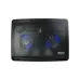 Top view of Aptech ACP-064 Laptop Cooler showing mesh surface and dual blue LED fans.