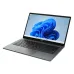 Acer laptop with Windows 11 interface, slim design, black keyboard, and thin bezel display