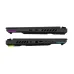 Side views of ASUS ROG Strix G16 G614PH Laptop highlighting multiple ports, cooling vents, and colored edge accents.
