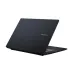 Partially open ASUS VivoBook 14 F1407CA laptop angled to highlight slim profile and matte finish lid.