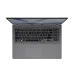 Top-down view of ASUS Vivobook 16 F1607CA Laptop showing backlit keyboard and numeric pad in a dark setting.