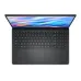 Top-down view of DELL 15 DC15250 Laptop showing full keyboard with numeric pad and vibrant abstract screen.