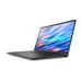 Front angled view of DELL 15 DC15250 Laptop showing colorful display and slim black keyboard.
