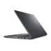 Rear angled view of Dell PRO 14 PC14250 Laptop showing open lid, left-side ports, and sleek black design.