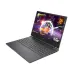 Top-down view of HP Victus Gaming 15-fa2276TX Laptop with full keyboard, numeric keypad, and colorful game display.