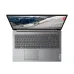 Top-down view of Lenovo IdeaPad 1 15AMN7 Laptop with numeric keypad and snowmobile scene on display.