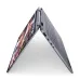 Side view of Lenovo IdeaPad 5 2-in-1 in tent mode with the screen visible.