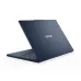 Angled closed view of Lenovo IdeaPad Slim 3 15ARP10 Laptop showing dark blue lid, logo, and partial keyboard.