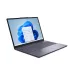 Angled open view of Lenovo IdeaPad Slim 3 15ARP10 Laptop showing Windows 11 start menu and left-side ports.