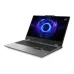 Lenovo LOQ-15IRX10 laptop side perspective showing slim profile, RGB keyboard and immersive display design