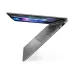 Angled shot of the Lenovo Yoga Slim 7 14ILL10 Laptop displaying galaxy-themed wallpaper and full keyboard layout.