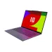 Front view of Lenovo Yoga Slim 7 Ultra 14IPH11 Laptop with colorful FIFA partnership screen and compact keyboard layout.