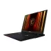 Angled side view of MSI Raider A18 HX A9WHG Laptop showing RGB keyboard and visible I/O ports.