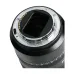 Close-up rear view of the black 7Artisans 85mm F1.8 AF lens mount with electronic contacts.