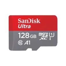 SanDisk Ultra 128GB MicroSDXC UHS-I Memory Card (SDSQUAB-128G-GN6MN)