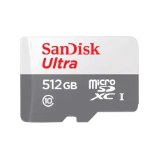 SanDisk Ultra 512GB Class-10 100mbps Micro SDXC UHS-I Memory Card (SDSQUNR-512G-GN3MN)