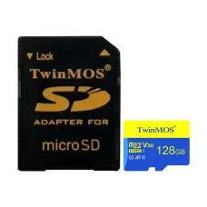 Twinmos 128GB MicroSDHC U3 Class 10 V30 A1 Memory Card