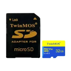 Twinmos 32GB MicroSDHC U3 Class 10 V30 A1 Memory Card