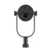 Rear view of the BOYA CastMic P60 USB & XLR Dynamic Studio Microphone highlighting the rear panel and mounting hardware.