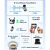 Promotional layout of BOYA mini 2-02 Microphone showing 30h battery, EQ presets, and dual-level noise cancellation.