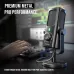FIFINE Profile3 Condenser Microphone with premium metal housing, USB connection, and studio recording setup