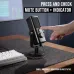 FIFINE Profile3 USB Condenser Microphone with mute button, LED status light, and ergonomic desktop stand