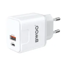 BWOO BO-CDA157C-C 20W 2-Port Fast Charger Adapter