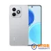 HONOR smartphone in sleek grey finish with triple rear cameras, LED flash, and bezel‑less punch‑hole screen