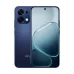 OPPO A6 Pro in Stellar Blue with dual rear cameras and punch-hole display, sleek design and green abstract wallpaper
