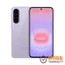Samsung Galaxy A37 5G smartphone front and back view in light purple with triple rear cameras