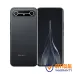 Tecno Spark Slim smartphone, showing front and back views in dark gray.