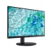 Wide angle view of Acer Vero CB272K monitor showing immersive screen, sharp visuals, and elegant stand design