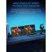 Gaming setup view of Arzopa Z1FC Portable Monitor beside laptop, highlighting immersive 144Hz refresh rate visuals.