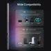 Connectivity view of Arzopa Z1FC Portable Monitor showing HDMI, USB-C, and headphone jack for wide device compatibility.