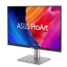 Front view of ASUS ProArt Display PA248QV Gen2 (PA248QFV) Monitor with vivid abstract colors and thin bezel design.