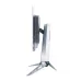 Side view of ASUS ROG Swift OLED PG27AQWP-W Monitor showing ultra-thin panel and angular stand design.