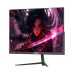 Front view of Dahua DHI-LM27-B301 Monitor showing vivid fantasy artwork and angular stand design.