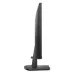 Side view of slim flat-screen monitor with sturdy rectangular base and minimalist design.