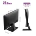 Dimension view of GEESUU CloudWing MV238L2F Monitor showing 23.8″ size, width, height, base depth, and tilt adjustment range.