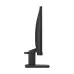 Side view of HP Series 3 Pro 322pf Monitor showing slim profile, curved back, and cable clip on rectangular stand.