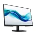 Angled front shot of the HP Series 3 Pro 324pf Monitor displaying a blue wave wallpaper and slim bezel design.