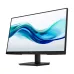 Straight-on view of the HP Series 3 Pro 324pf Monitor with abstract wave screen and minimalist desktop stand.
