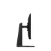 Slim profile of a Lenovo Legion monitor on an ergonomic stand, highlighting its flat panel design and adjustable tilt mechanism.